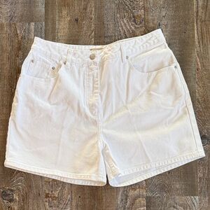 * VINTAGE* Cotton Ginny | White Jean Shorts